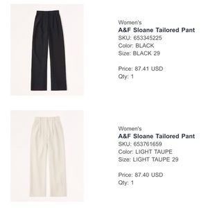 Abercrombie tailored pants - light taupe